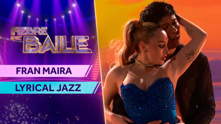 Delicada e íntima presentación: Fran Maira deslumbró con una romántica coreografía en la pista de baile