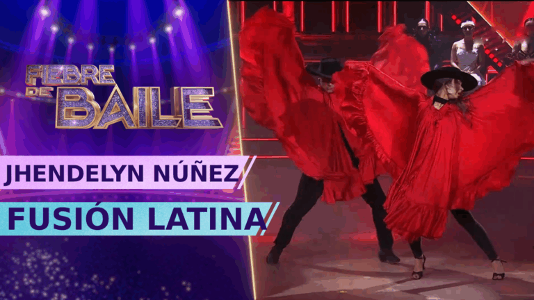 ¡Con una vistosa capa roja! Jhendelyn Núñez innovó con impactante performance sobre el escenario