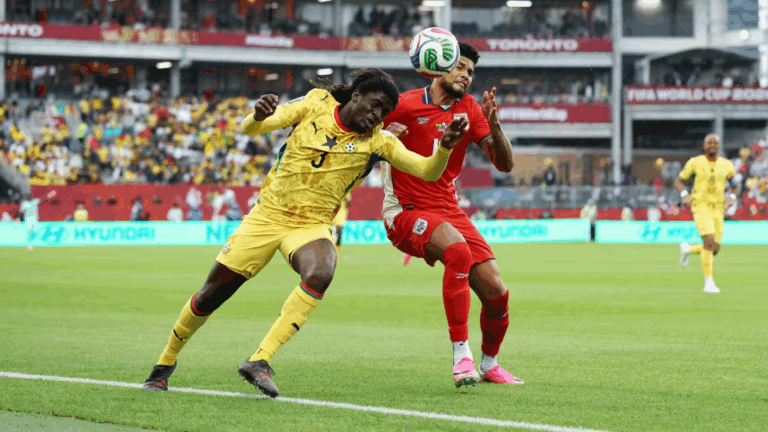 Ghana golpeó sobre la hora a Panamá y aseguró agónico triunfo en su estreno en el Mundial 2026
