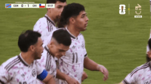 Al ángulo: Darío Osorio abrió la cuenta para Chile ante RD Congo con espectacular remate de distancia