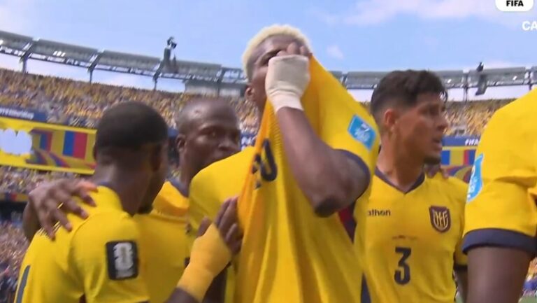 Reacciona Ecuador: Nilson Angulo puso el 1-1 ante Alemania con un sorpresivo remate