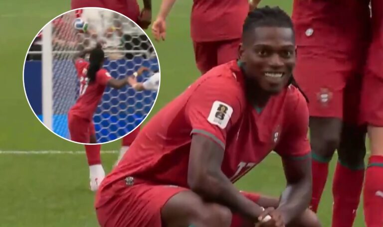 ¡Al ángulo! El golazo de Rafael Leao que sentenció la victoria de Portugal sobre Uzbekistán