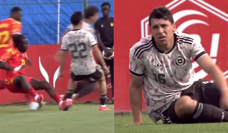 ¡No le creyó! Todo Chile pidió penal por una entrada sobre Gonzalo Tapia en el área de RD Congo