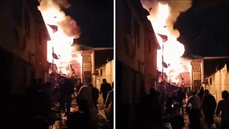 Un menor fallecido y 49 damnificados deja violento incendio en campamento de Antofagasta