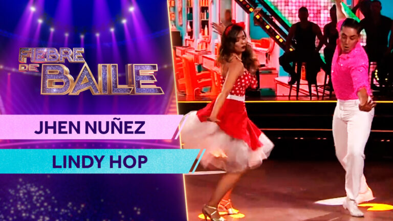 ¡Pura energía en la pista! Jhen Núñez cautivó con una entretenida coreografía de época