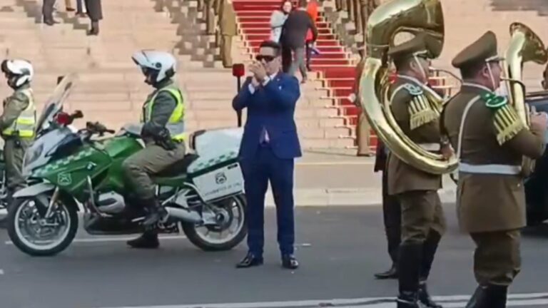 El video del diputado Javier Olivares aplaudiendo a carabineros generó ola de comentarios en redes sociales