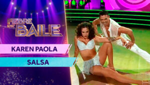 ¡A puro sabor y actitud! Karen Paola encendió la pista al ritmo de la salsa