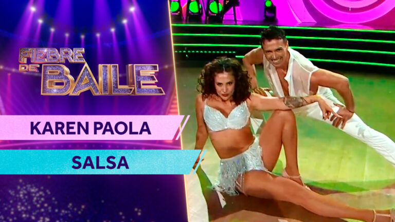 ¡A puro sabor y actitud! Karen Paola encendió la pista al ritmo de la salsa