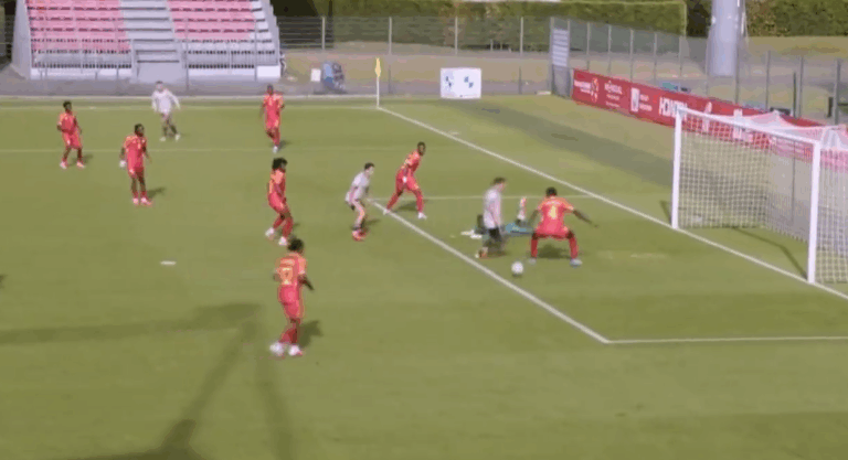 No conectó nadie: Así fue la aproximación más clara que tuvo Chile en el primer tiempo vs RD Congo