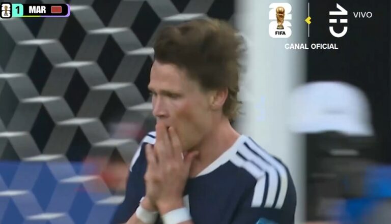 ¡Era el empate! La clara chance que desperdició Scott McTominay en derrota de Escocia ante Marruecos