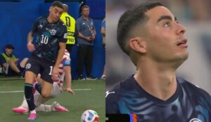 Confuso momento en Estados Unidos vs Paraguay: VAR paró el partido para amonestar a Almirón por simular