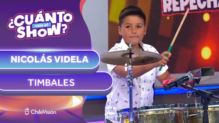 Timbalero de 10 años hizo bailar al público de ¿Cuánto vale el show? con su incomparable talento