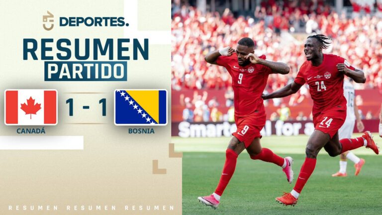 Canadá vs Bosnia | Goles, resumen y compacto del partido por el Mundial
