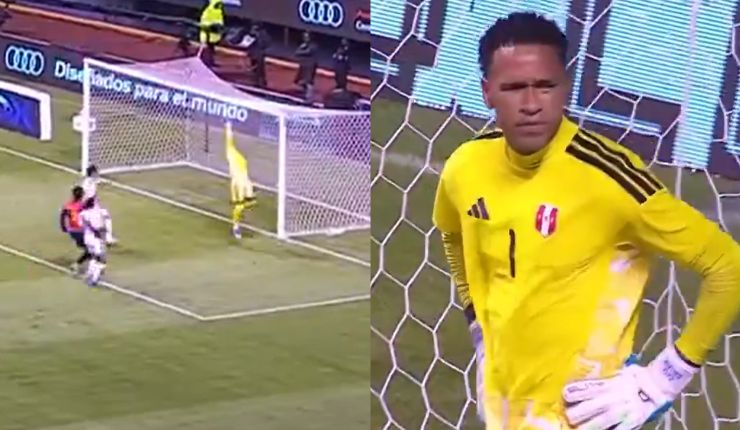 Se hacen los goles solos: El increíble error de arquero de Perú en derrota contra España