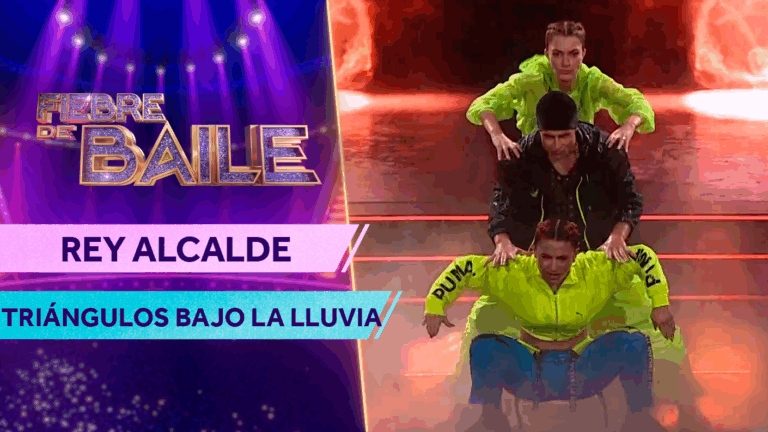 Rey Alcalde se presentó con una osada performance junto a Tutu Vidaurre en los triángulos bajo la lluvia