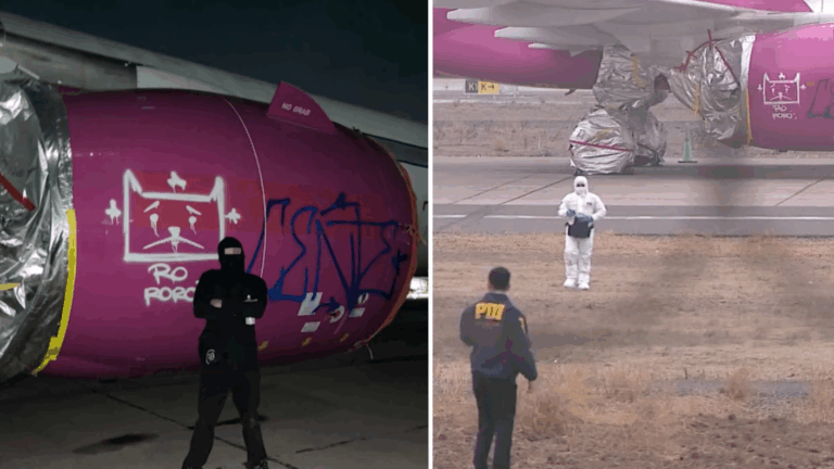 Grafitero vandalizó avión en el Aeropuerto: ¿Cómo vulneró la seguridad sin levantar sospecha?