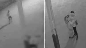 VIDEO | Valiente acción de vecino salvó a joven de mortal golpiza en Quilicura: Emotivo abrazo quedó grabado