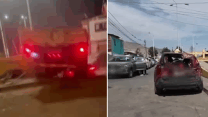Camionero ebrió arrasó con 11 vehículos, chocó con casa y atropelló a hombre en Antofagasta