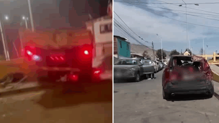 Camionero ebrió arrasó con 11 vehículos, chocó con casa y atropelló a hombre en Antofagasta