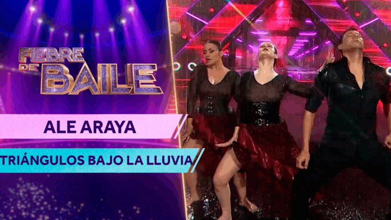 Ale Araya desató la furia y pasión en el triángulo bajo la lluvia junto a Carmen Gloria Bresky