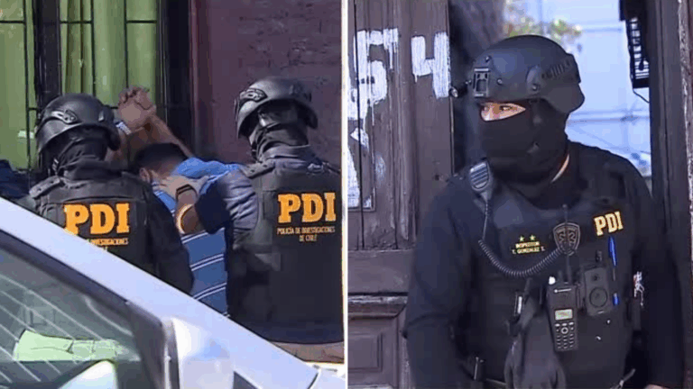 Allanamientos simultáneos en tres domicilios del Barrio Franklin: PDI investiga tráfico de droga