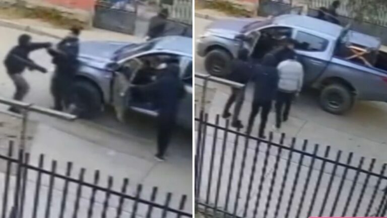 Cámaras de seguridad muestran ataque armado en centro juvenil de La Florida: Hay un hombre muerto y un adolescente herido