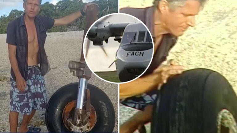 Increíble hallazgo: Navegante francés encontró pieza de avión que correspondería al Casa 212