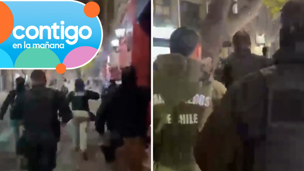 VIDEO | Viralizan enfrentamiento entre Carabineros y guardias municipales por control de identidad