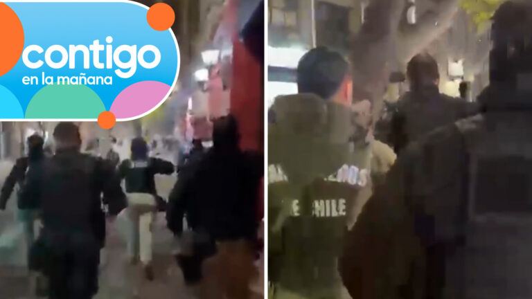 VIDEO | Viralizan enfrentamiento entre Carabineros y guardias municipales por control de identidad