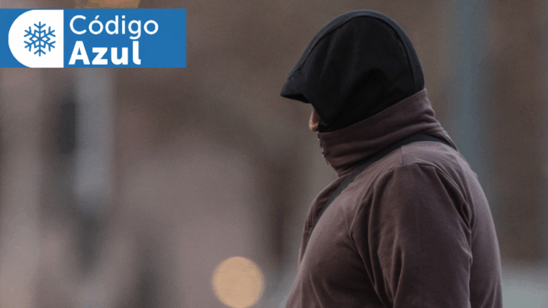 Activan Código Azul en siete regiones del país debido a bajas temperaturas