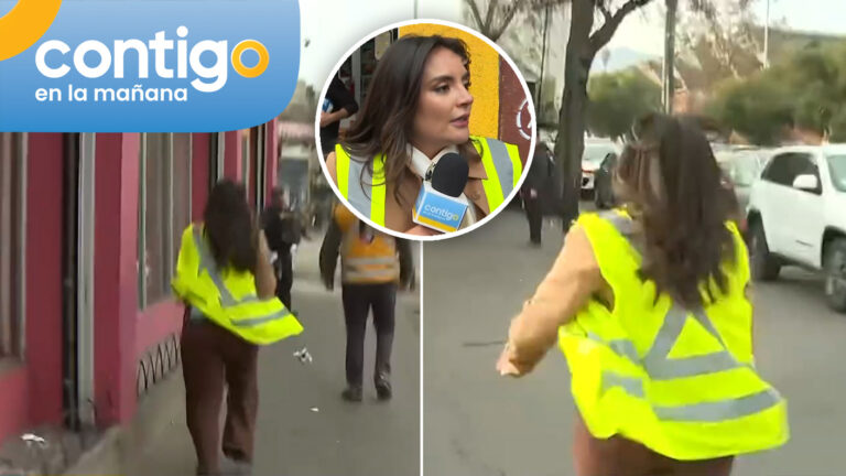 ¡Corre Dani, corre! Reportera de Contigo en la Mañana salió en persecución con inesperado resultado