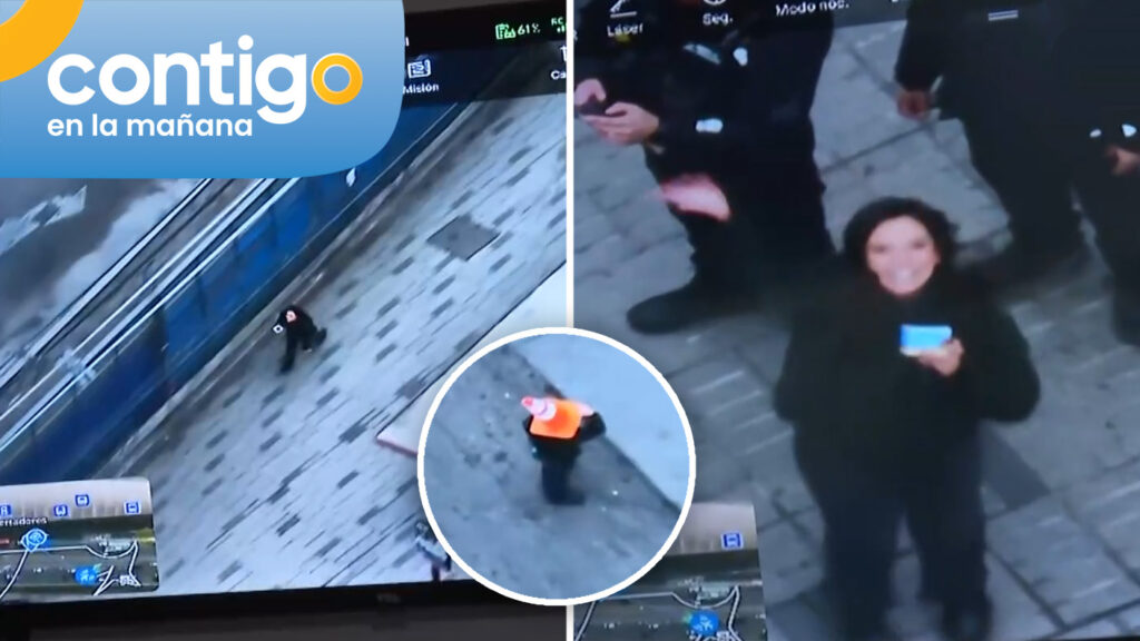 ¡Se dio a la fuga! Dani Muñoz puso a prueba las cámaras de vigilancia de Huechuraba con curioso método