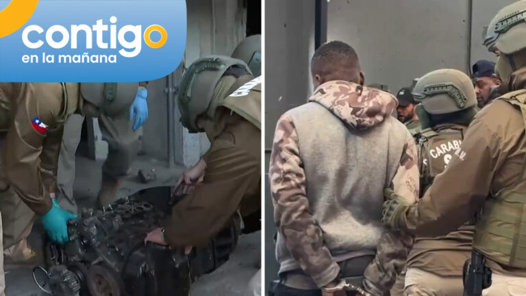 Intentaron esconderse durante operativo: Hallazgo de motor con encargo por robo en 10 de Julio dejó tres detenidos