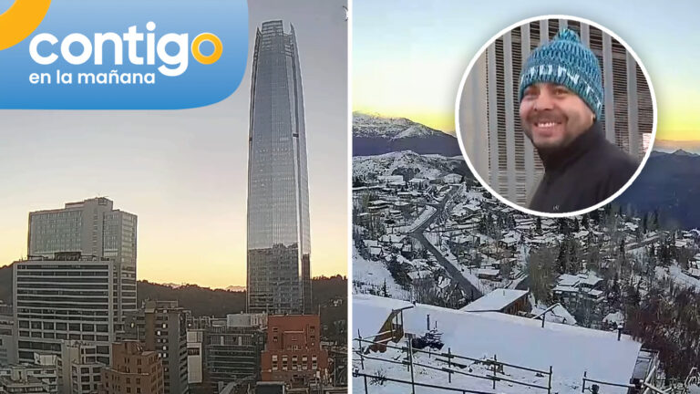 ¡Una mañana muy fría! Temperatura mínima alcanzó los 1,5 grados en Santiago
