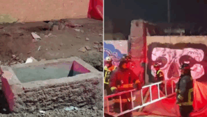 Hallan una persona muerta en alcantarillado de Conchalí: Bomberos rescató el cuerpo