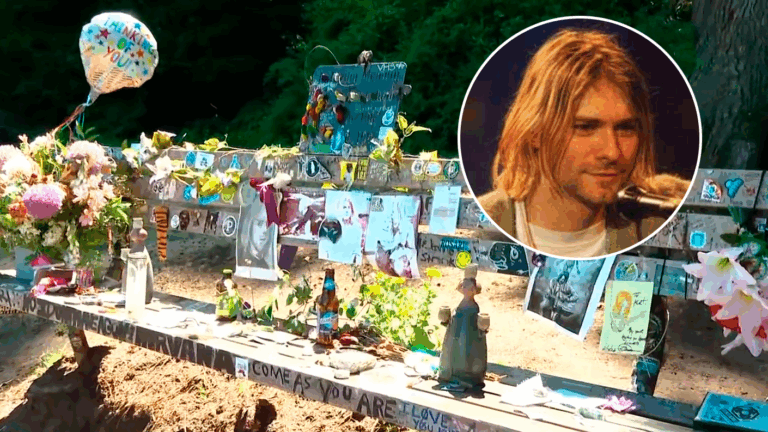 Querido periodista de Chilevisión visitó icónico “monumento” memorial de Kurt Cobain en Seattle