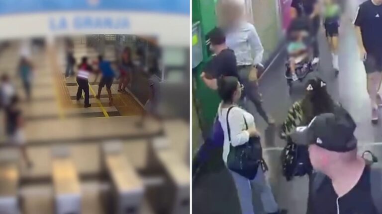 Detienen a vulgar lanza en el Metro: Video muestra que escupió y agredió a víctimas al ser pillado