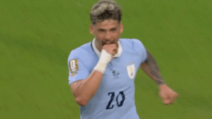 ¡Apareció la garra charrúa! Maxi Araújo decretó el empate 1 a 1 entre Uruguay y Arabia Saudita