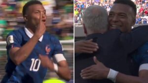 ¡Golazo histórico! Mbappé anotó el tercero y se convirtió en el máximo goleador en la historia de Francia
