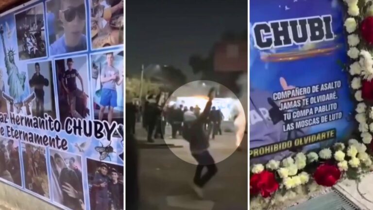 VIDEO | Graban ráfaga de disparos y pirotecnia en masivo velorio de 