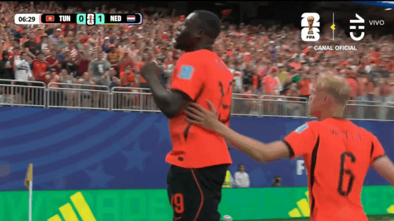 ¿Se viene goleada histórica? Brobbey puso el 2 a 0 de Países Bajos ante Túnez en solo 6 minutos