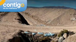 Instalan puente clandestino para burlar zanja en Colchane: Habrían utilizado maquinaria para su construcción