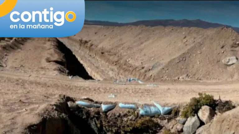 Instalan puente clandestino para burlar zanja en Colchane: Habrían utilizado maquinaria para su construcción