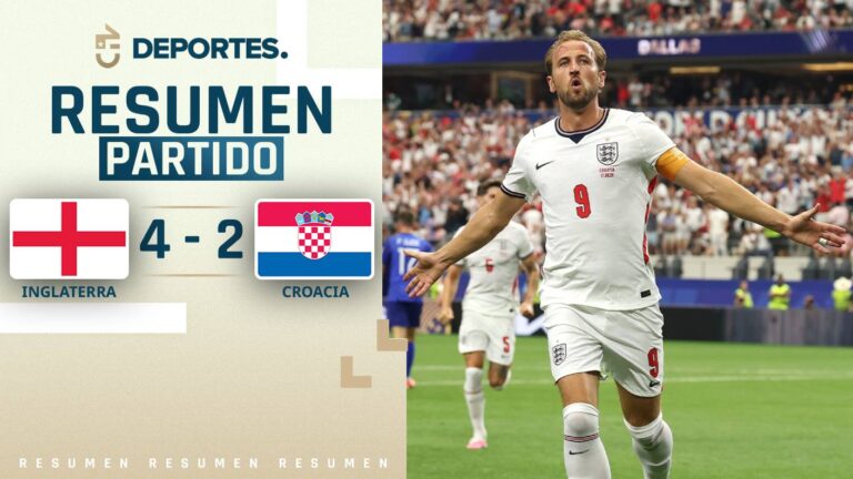 Inglaterra vs Croacia | Goles, resumen y compacto del partido por el Mundial