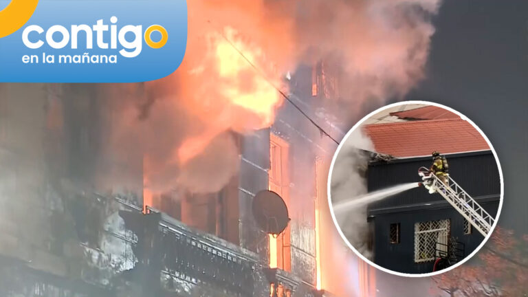 “Se escuchó una explosión y…”: Vecino entregó dramático testimonio sobre incendio en casona de Santiago Centro
