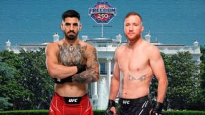 UFC Freedom 250 | Topuria vs Gaethje: Hora y cómo ver en vivo en Chile evento en la Casa Blanca