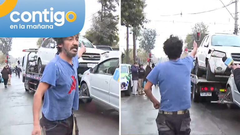 “¡Son desgraciados!”: Vecino indignado salió corriendo tras su vehículo al ser retirado en La Reina
