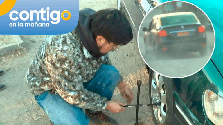 Caída de poste en Cerrillos ocasionó que tres vehículos pincharan en vivo: “¡Cómo es posible!”