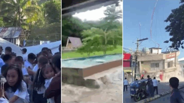 Revelan impactantes videos del terremoto 7.8 en Filipinas que dejó más de 30 fallecidos