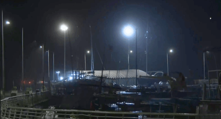 VIDEO | Ráfagas de viento de hasta 100 km/h golpean Talcahuano